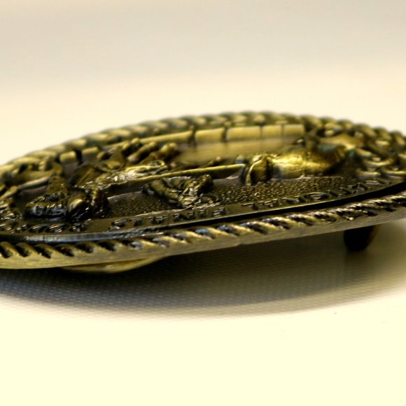 Hesston | Accessories | 98 National Finals Rodeo Belt Buckle Team ...